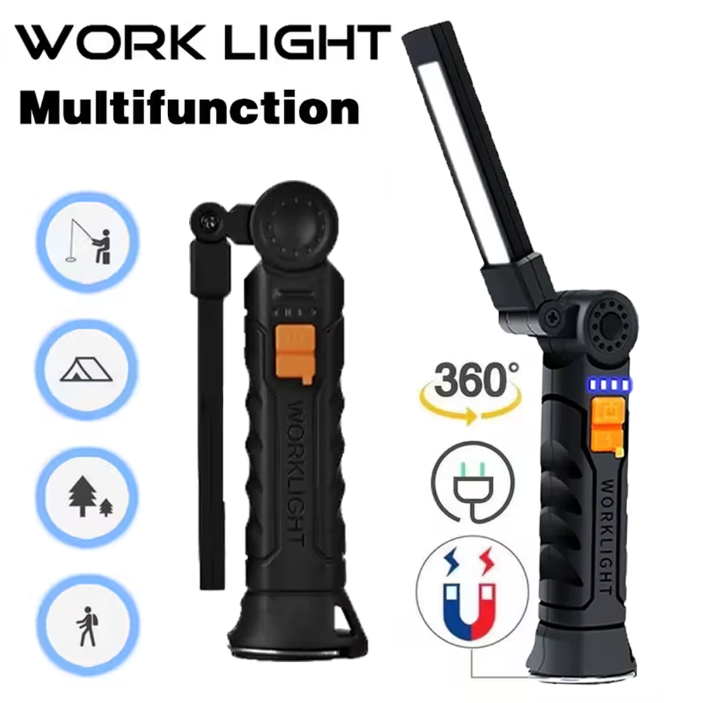 Outdoor Lighting Landscape - Портативный светодиодный фонарик COB, перезаряжаемый через