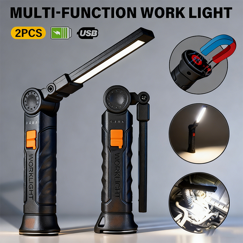 Outdoor Lighting Landscape - Портативный светодиодный фонарик COB, перезаряжаемый через