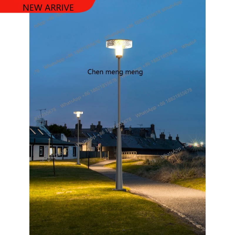 Outdoor Lighting Pole - Современный уличный солнечный светильник на высокой