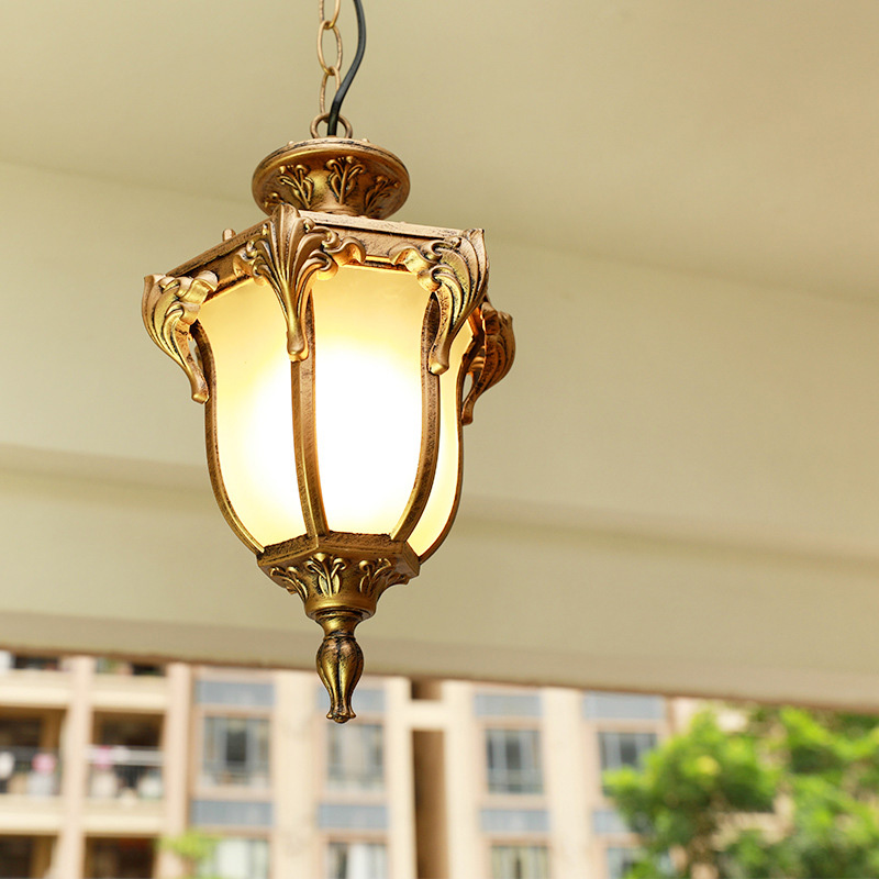 Outdoor Lighting Bronze - Европейские уличные подвесные светильники для крыльца,