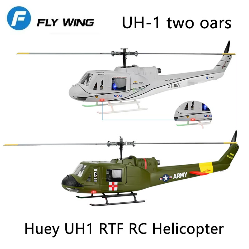 Outdoor Lighting Cable Uk - Радиоуправляемый вертолет FLYWING UH1 с LED-подсветкой,