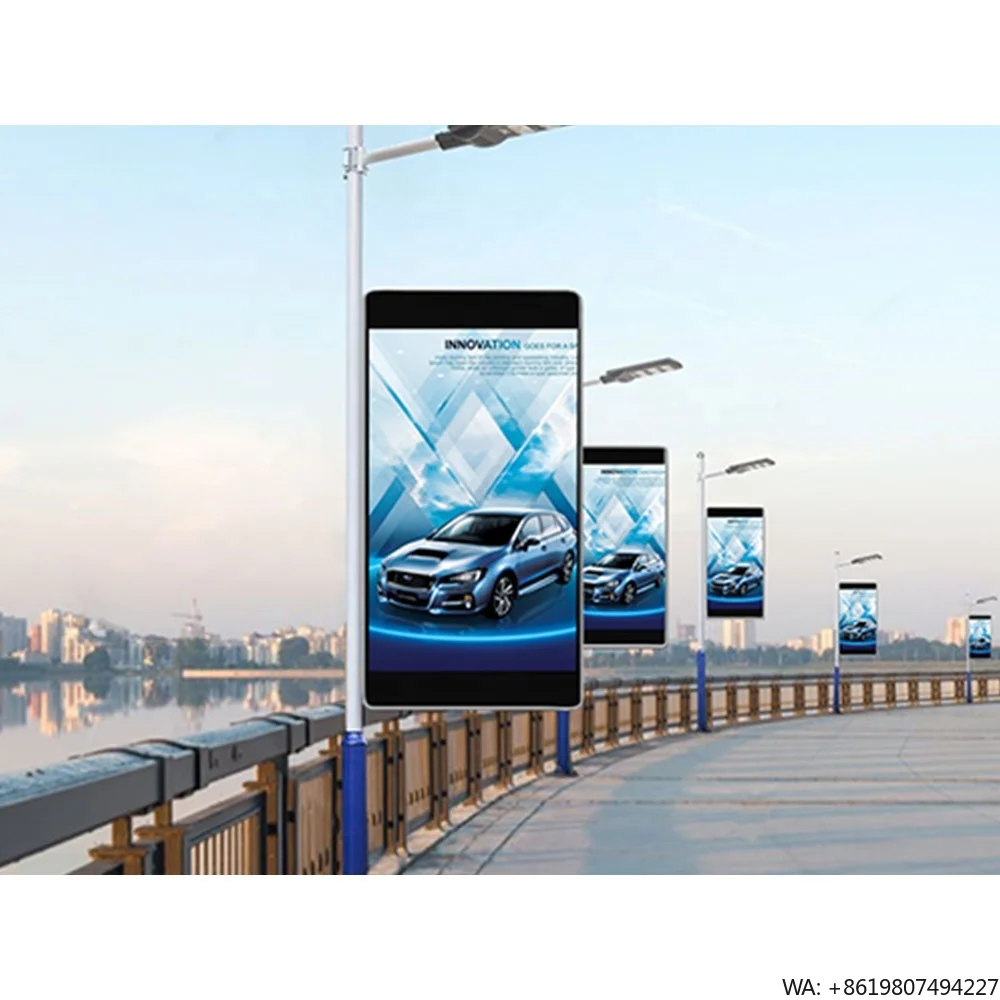 Outdoor Lighting Pole - Легкий уличный светодиодный экран на опоре