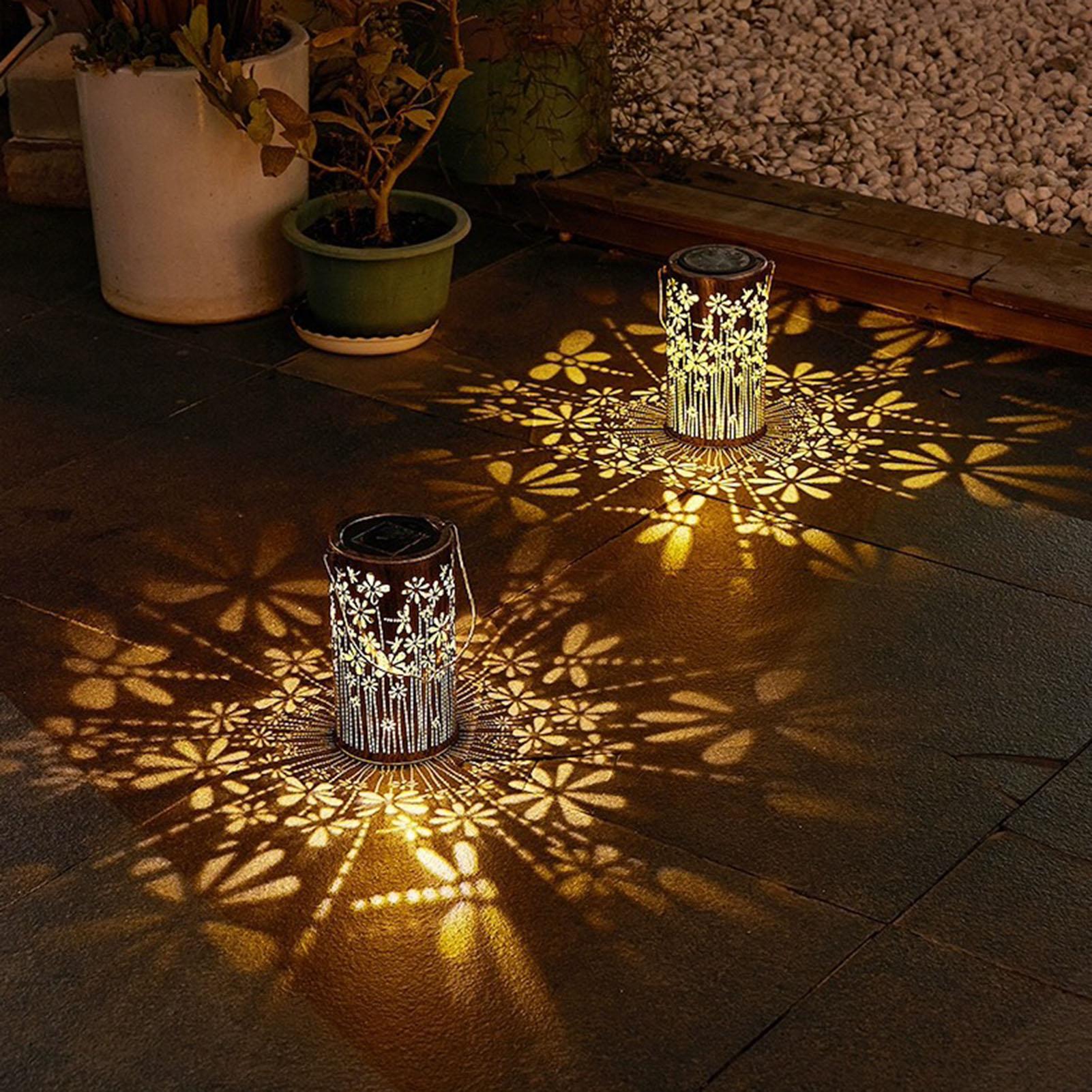 Outdoor Lighting Landscape - Солнечные фонари: красочные металлические светильники в