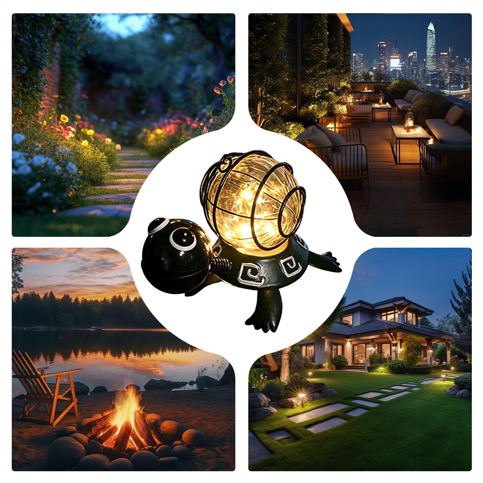 Outdoor Lighting Patio - Солнечные светильники в виде черепах для