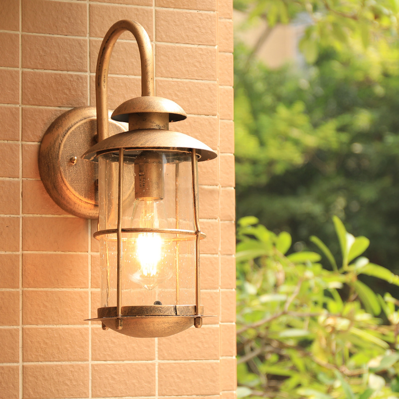 Outdoor Lighting Bronze - Винтажный настенный светильник E27, черный/бронзовый, светодиодный,
