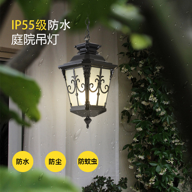 Outdoor Lighting Bronze - Водонепроницаемые уличные подвесные светильники для крыльца