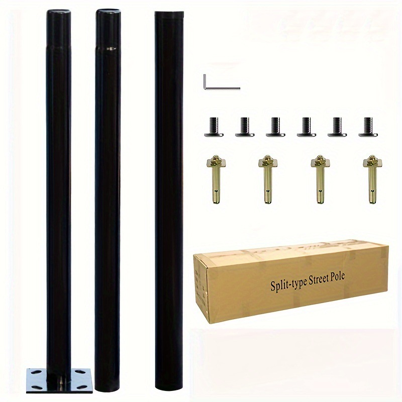 Outdoor Lighting Pole - 3-метровая оцинкованная стальная опора для уличного
