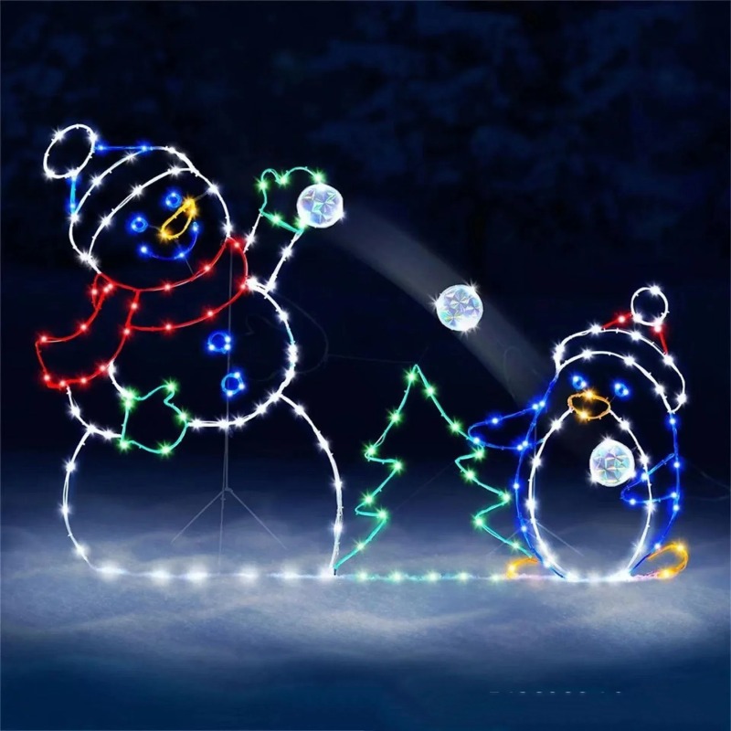Снежный светильник, светодиодн – обзор и цена Outdoor Xmas Lighting Ideas