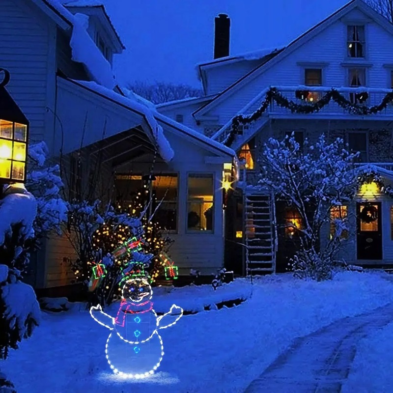 Снежный светильник, светодиодн – обзор и цена Outdoor Xmas Lighting Ideas