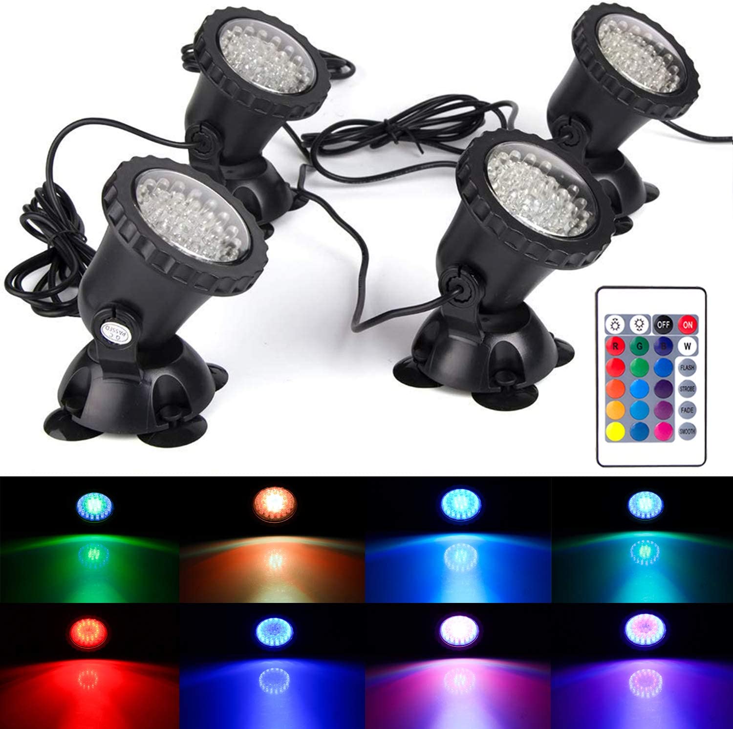 Светодиодный подводный светиль – обзор и цена Pond Light Submersible