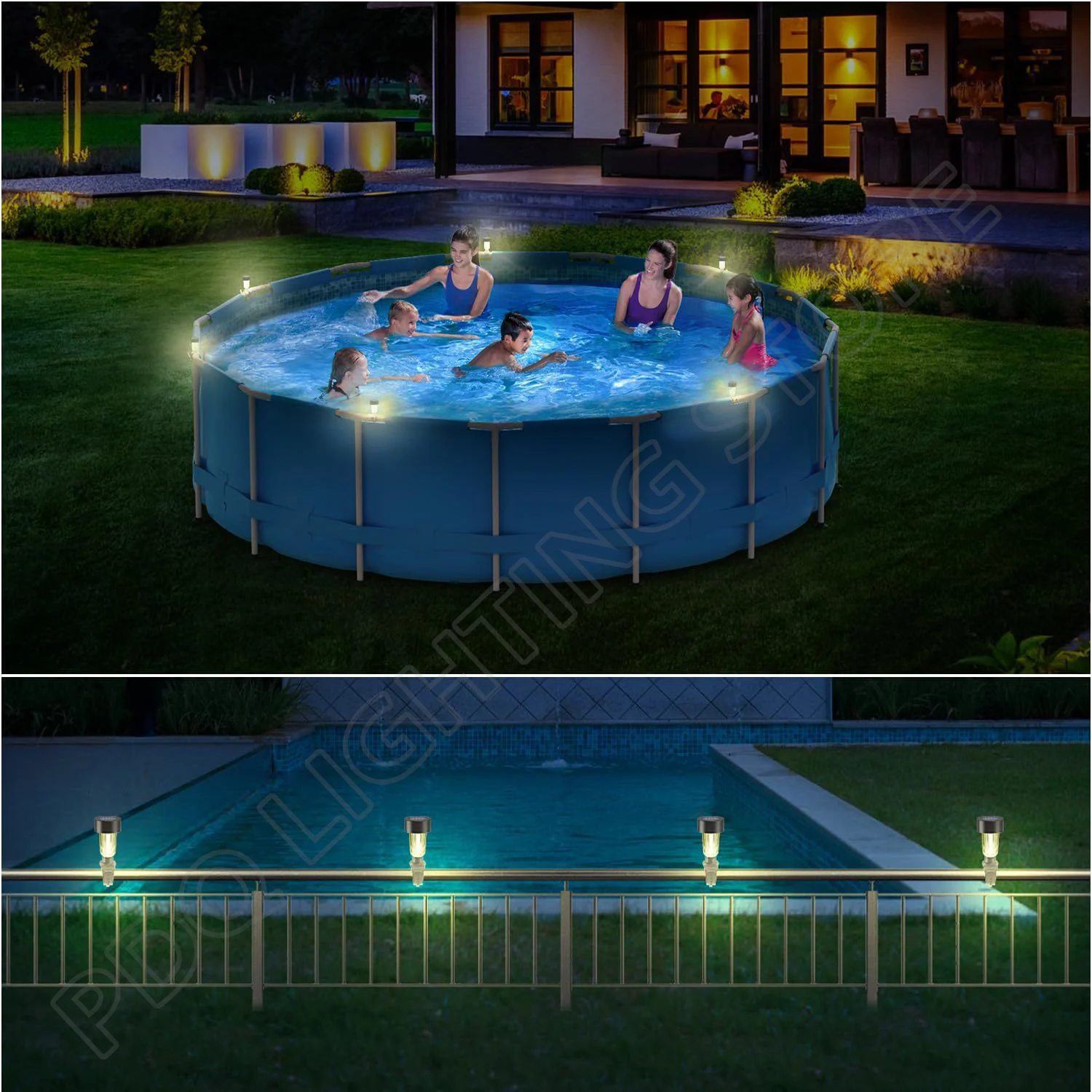 Солнечный свет, уличный водоне – обзор и цена Outdoor Lighting For Fence