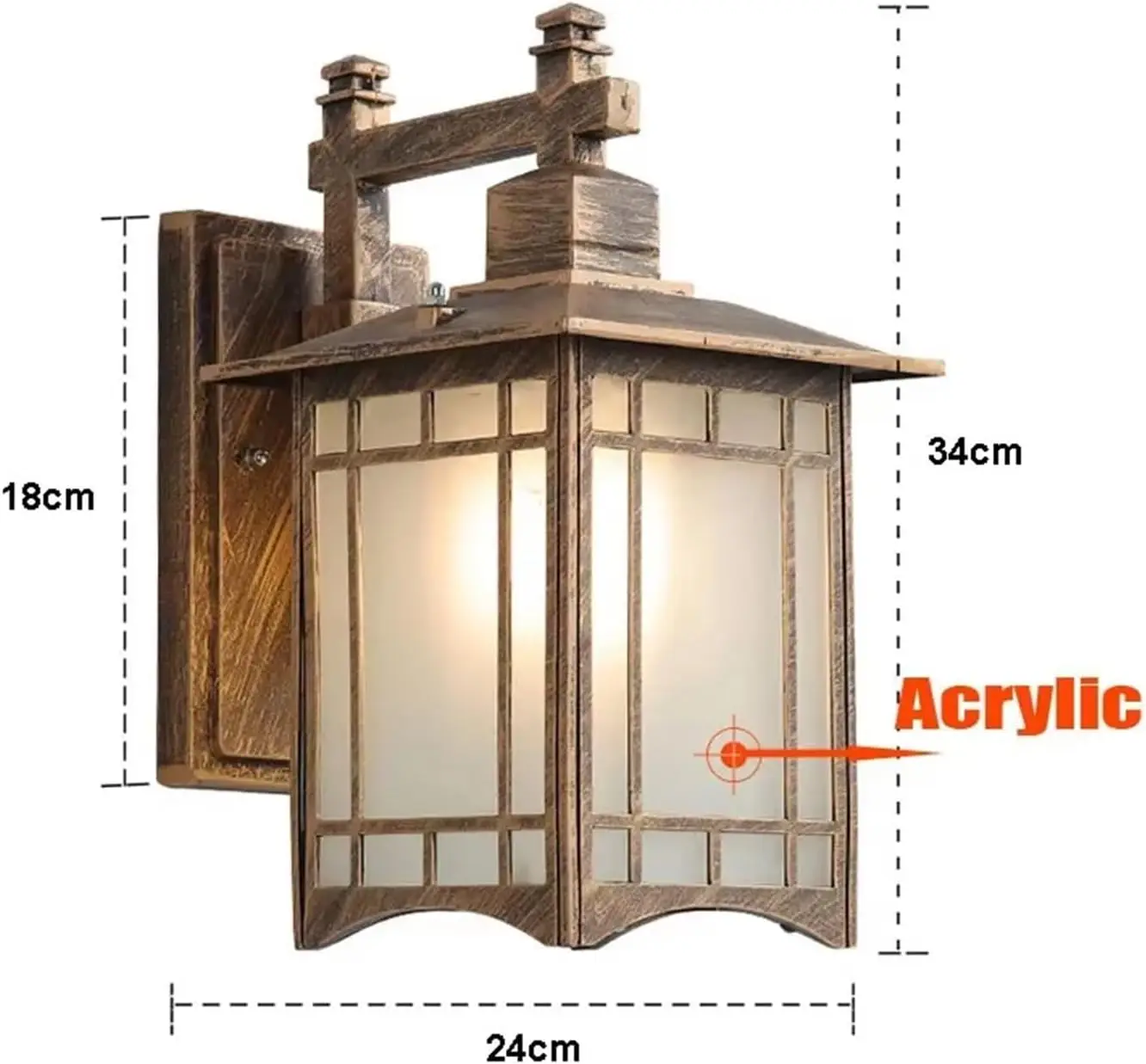Настенный светильник, водонепр – обзор и цена Outdoor Lighting Bronze