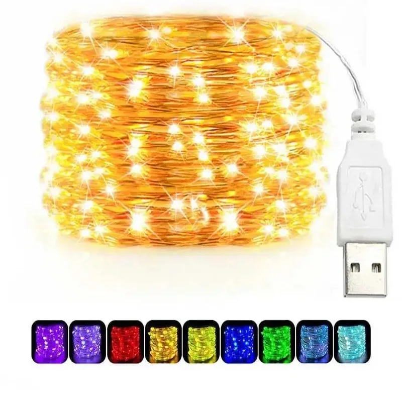 USB светодиодные гирлянды из м – обзор и цена Outdoor Lighting Sconce