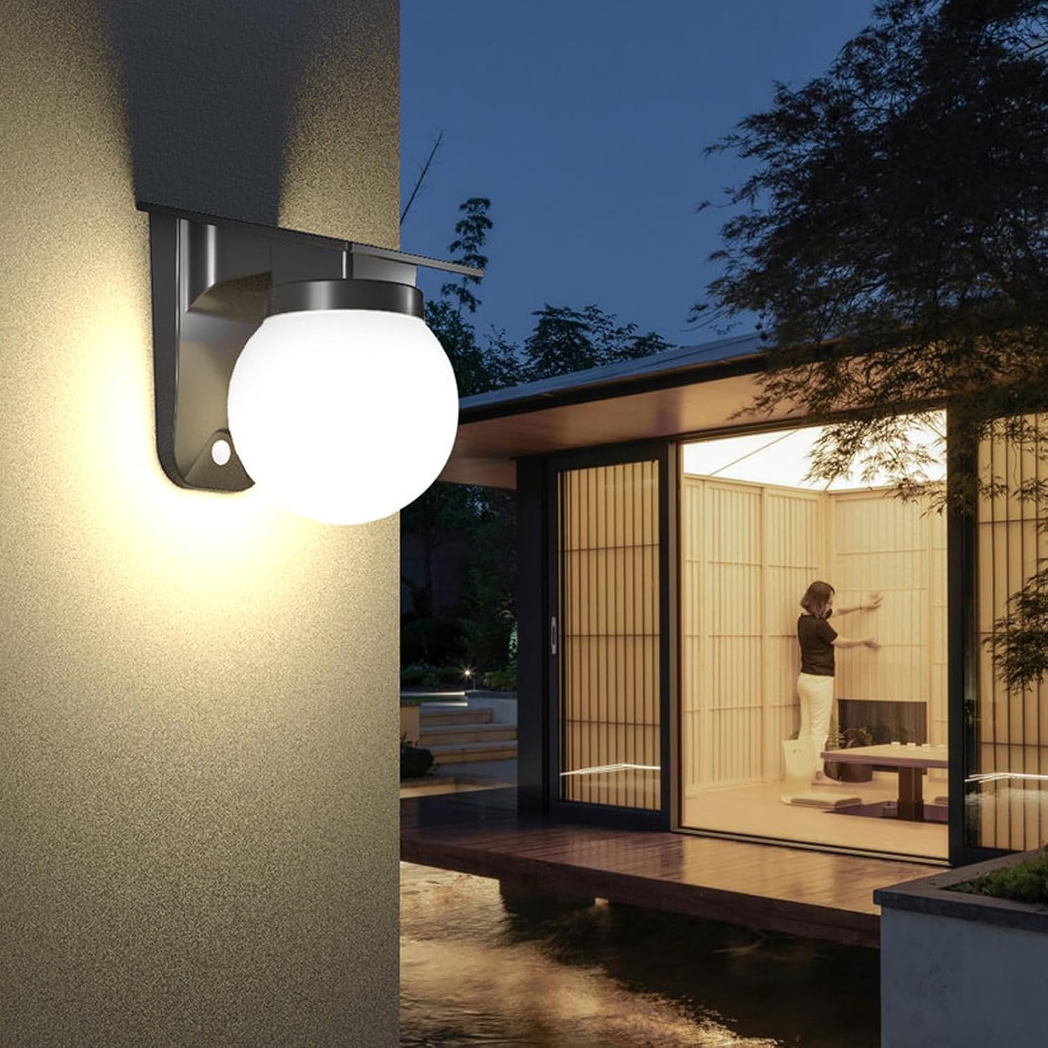 Солнечные сферические настенны – обзор и цена Outdoor Lighting With Outlet