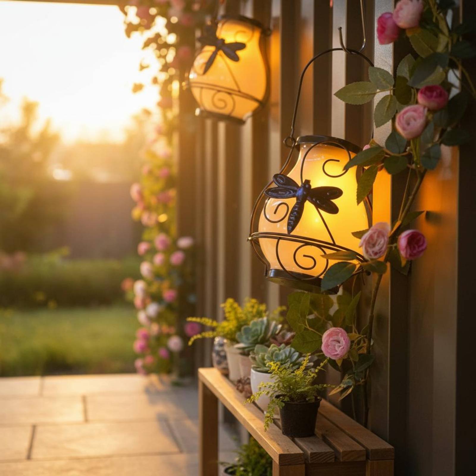 Солнечный фонарь-бабочка, водо – обзор и цена Outdoor Lighting Patio