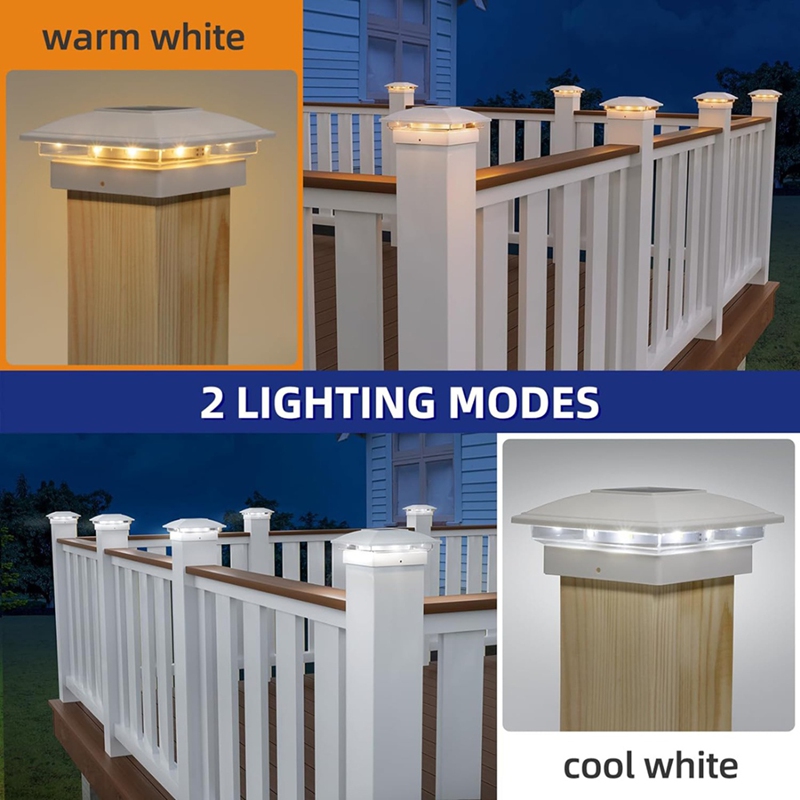 Набор из 4 солнечных светильни – обзор и цена Outdoor Lighting For Fence