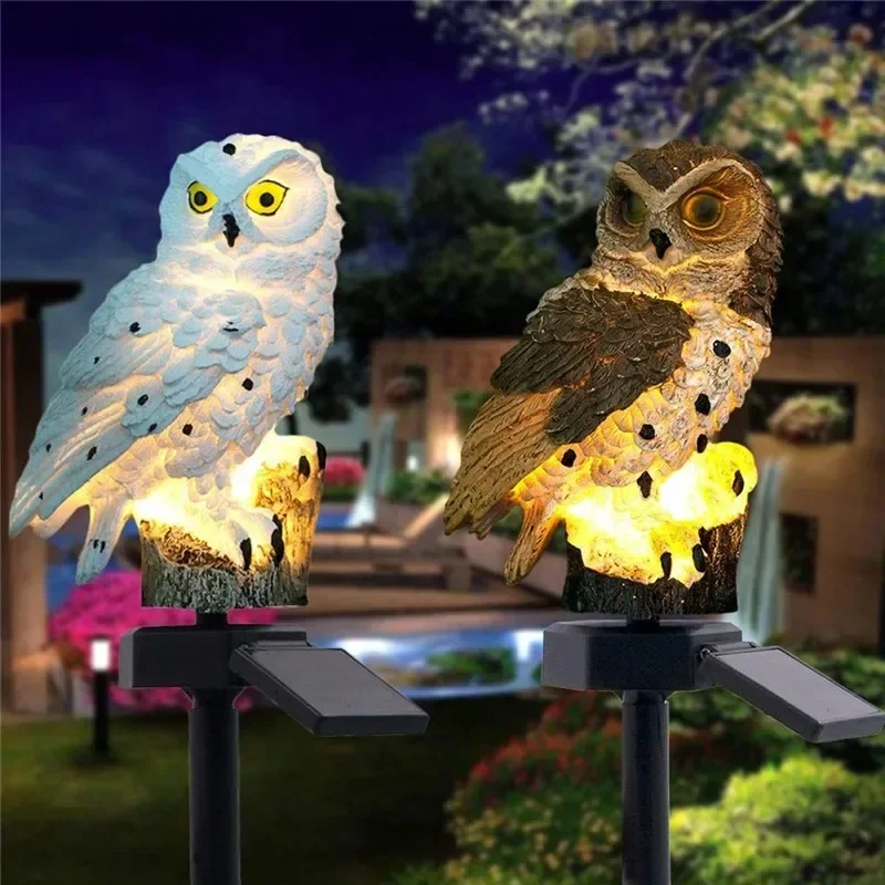 Солнечная статуэтка совы с LED – обзор и цена Outdoor Lighting Manufacturers