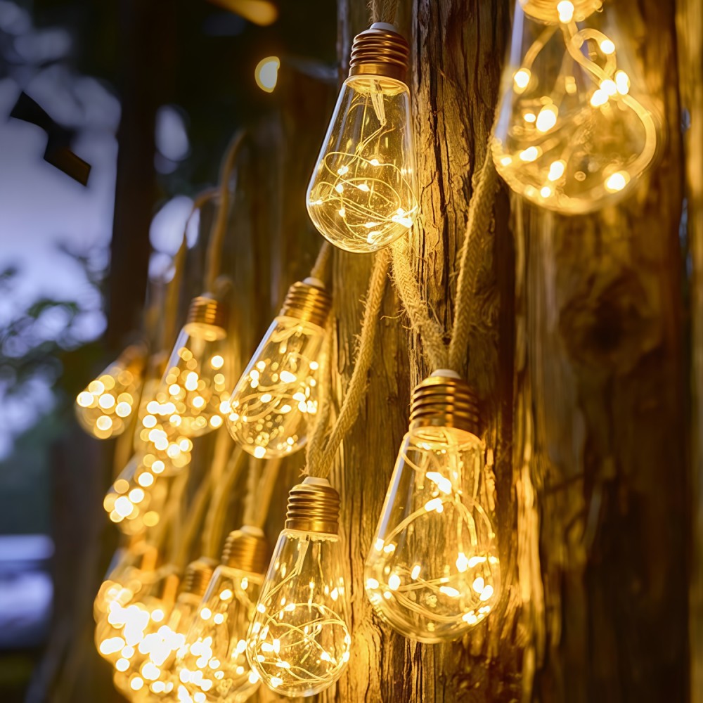 Светодиодная гирлянда на солне – обзор и цена Outdoor Lighting For Fence