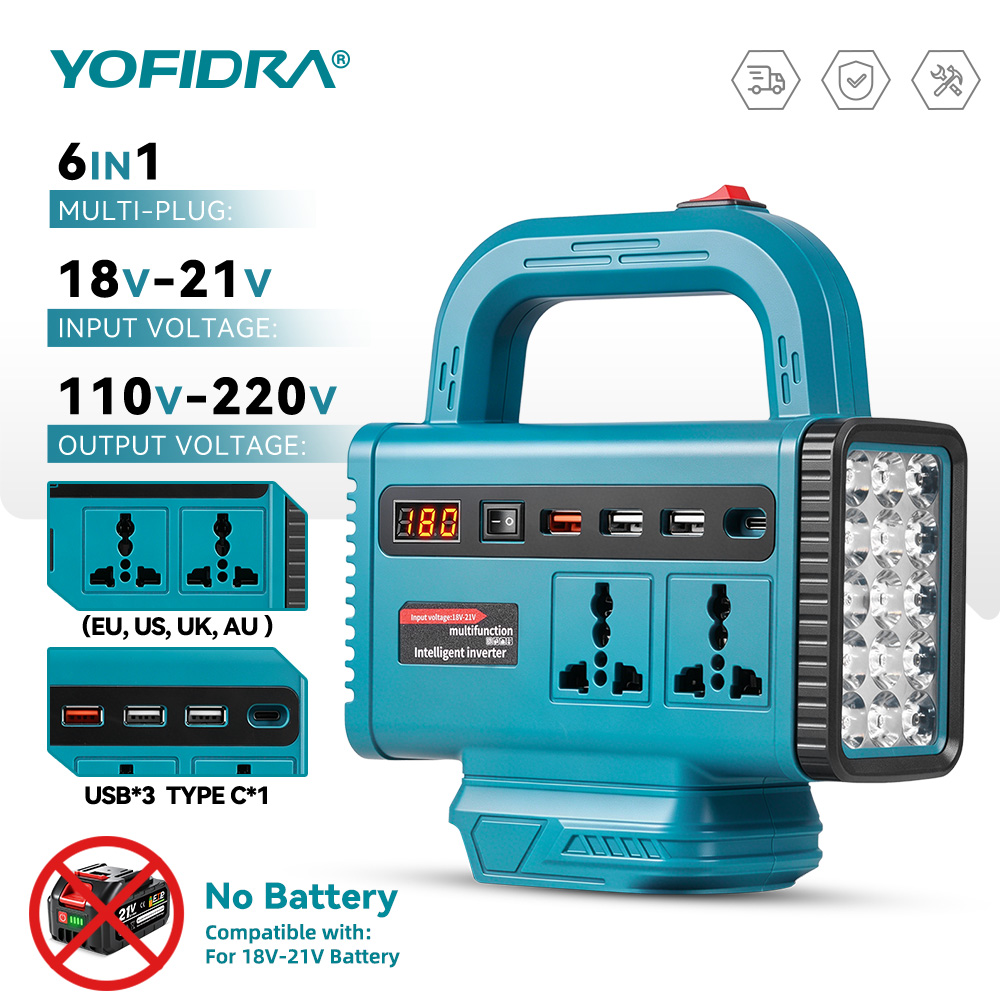 Портативный инвертор YOFIDRA 2 – обзор и цена Outdoor Lighting With Outlet