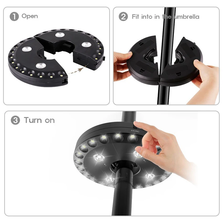 Суперъяркий зонт, фонарь, осве – обзор и цена Outdoor Lighting Pole