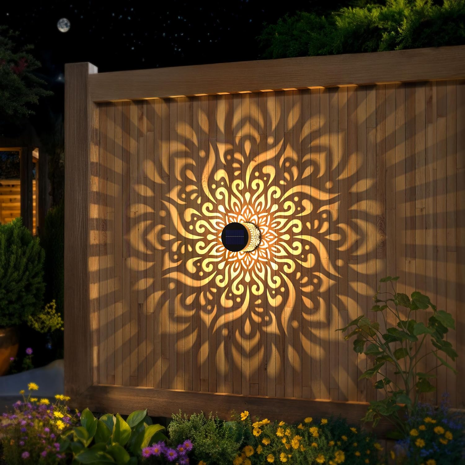 Набор из 2 солнечных садовых ф – обзор и цена Outdoor Lighting For Fence