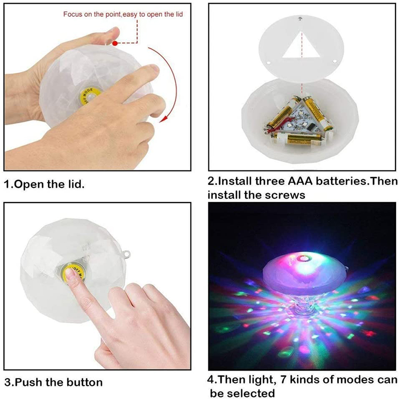 Плавающий подводный светильник – обзор и цена Pond Light Submersible