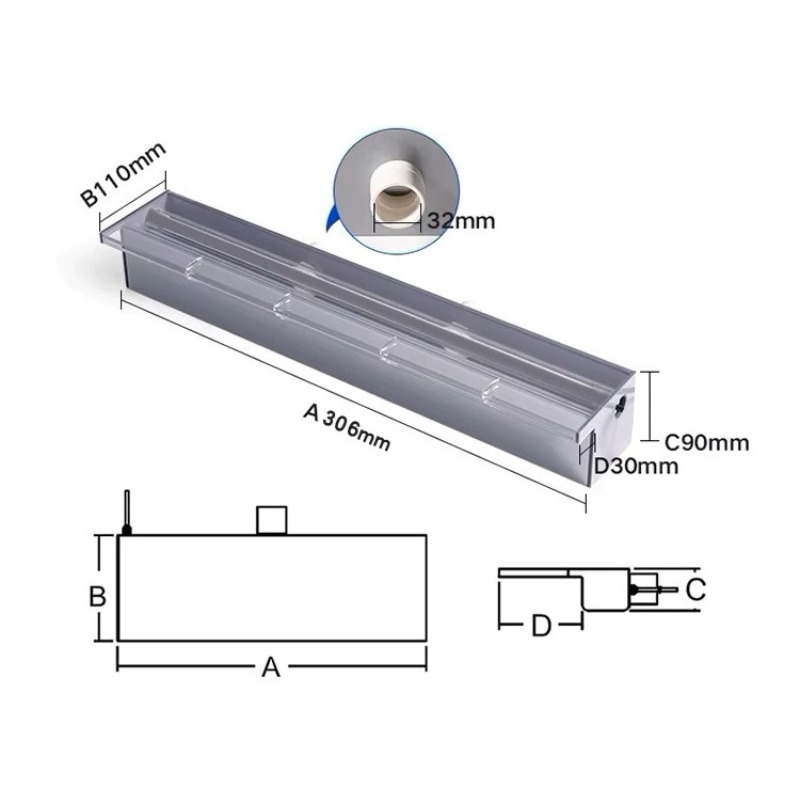 Акриловый прозрачный настольны – обзор и цена Pond Light Submersible