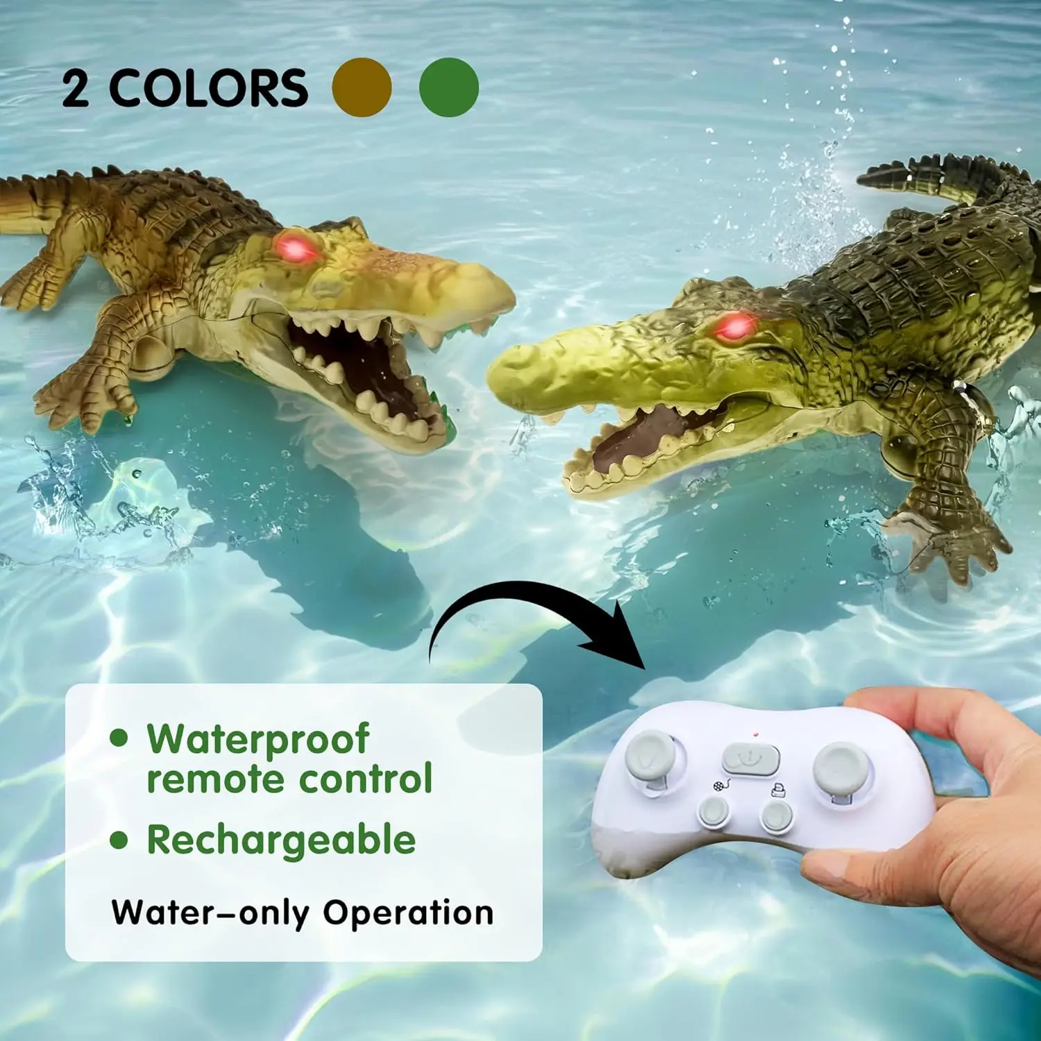 Радиоуправляемая игрушка-кроко – обзор и цена Pond Light Submersible