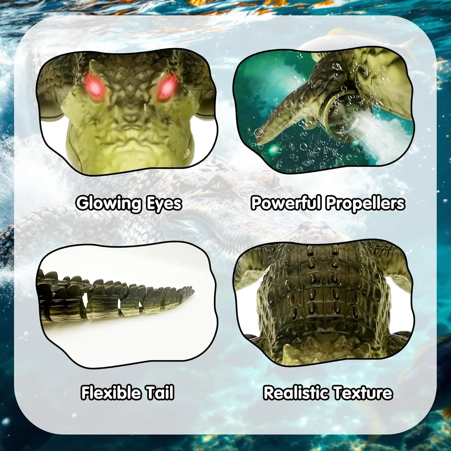 Радиоуправляемая игрушка-кроко – обзор и цена Pond Light Submersible