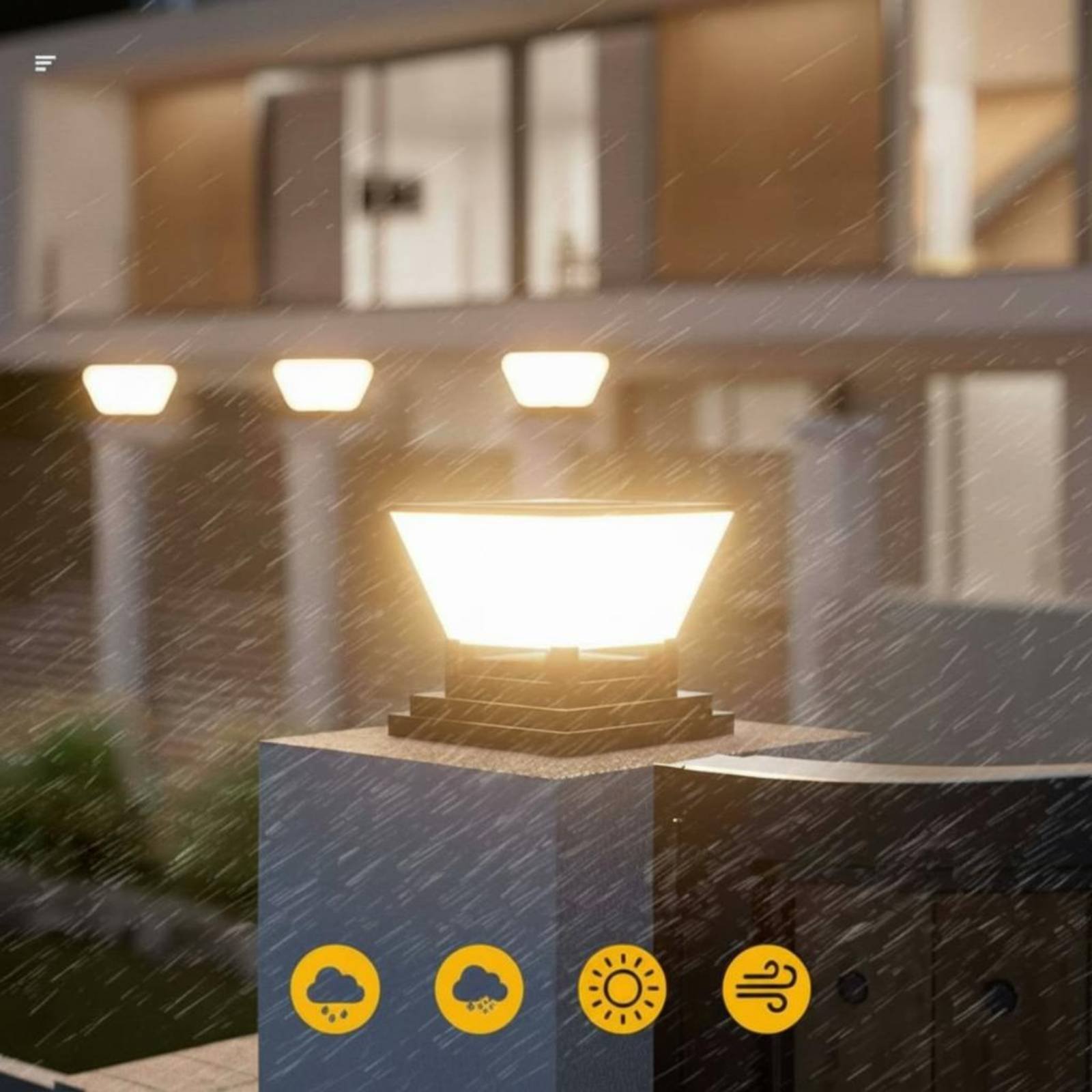 Солнечный светильник для столб – обзор и цена Outdoor Lighting For Fence